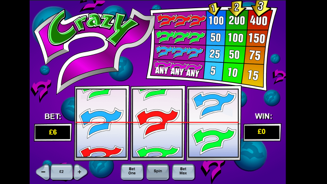 Crazy 7 7